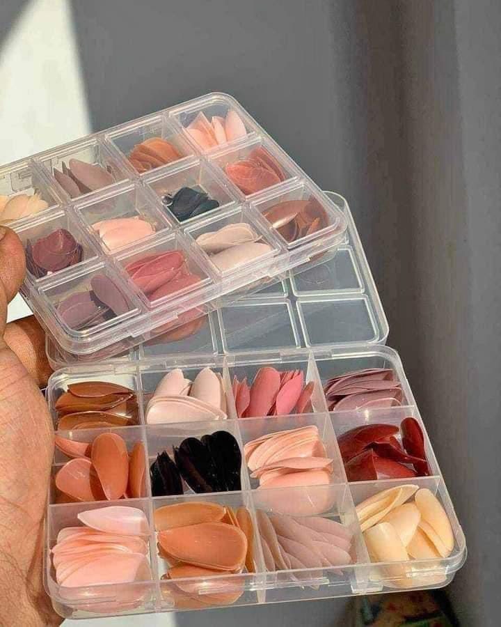 144-Piece False Nails Set β Multicolor Press-On Nails for Nail Art, Parties & Everyday Fashion
