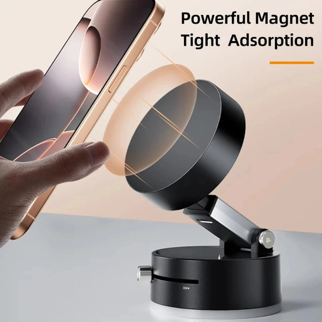 360° Rotating Magnetic Phone Holder – Foldable & Retractable Universal Phone Mount