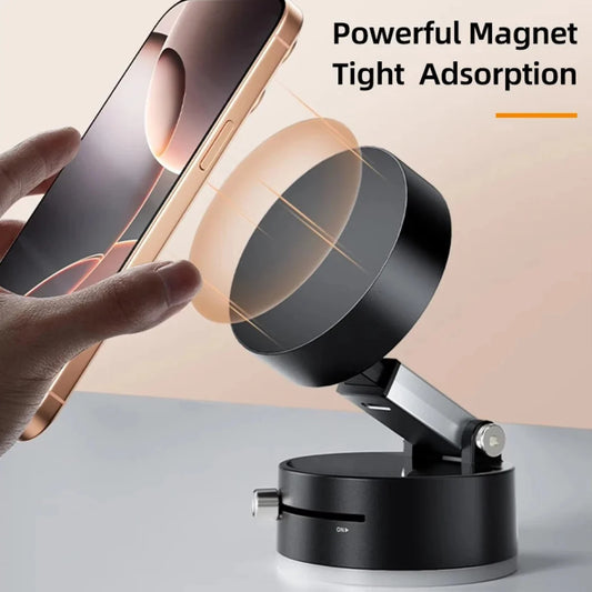 360° Rotating Magnetic Phone Holder – Foldable & Retractable Universal Phone Mount