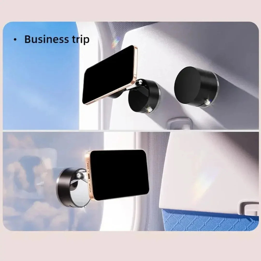 360° Rotating Magnetic Phone Holder – Foldable & Retractable Universal Phone Mount