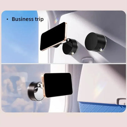 360° Rotating Magnetic Phone Holder – Foldable & Retractable Universal Phone Mount