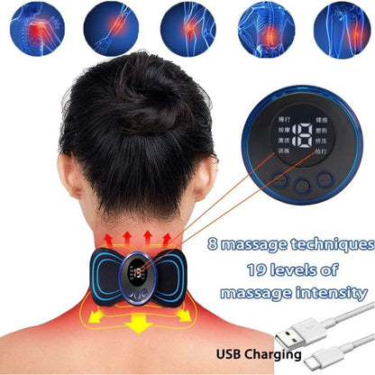 Wireless EMS Mini Body Massager – Portable Electric Muscle Relaxation Massager