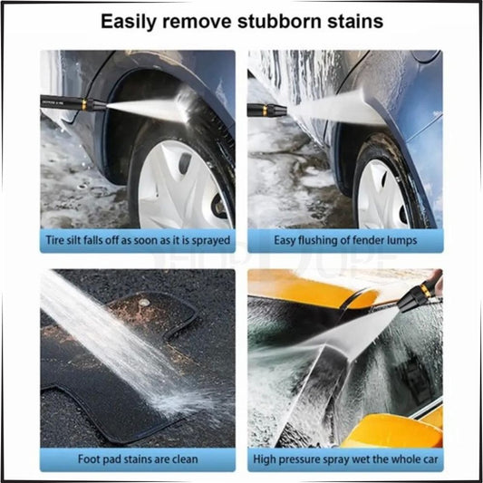 High-Pressure Brass Water Spray Gun – Adjustable Nozzle Hose Spray for Car Wash, Garden & Home Cleaning