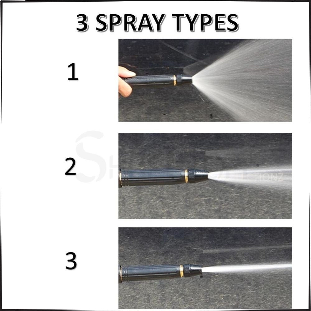 High-Pressure Brass Water Spray Gun – Adjustable Nozzle Hose Spray for Car Wash, Garden & Home Cleaning