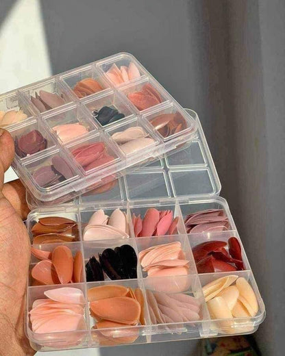 144-Piece False Nails Set – Multicolor Press-On Nails for Nail Art, Parties & Everyday Fashion