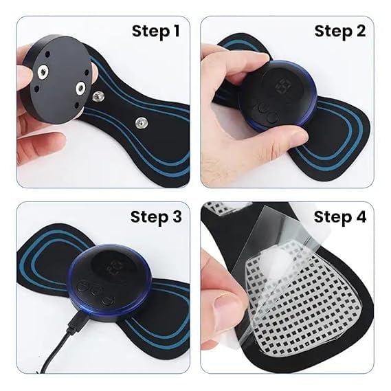 Wireless EMS Mini Body Massager – Portable Electric Muscle Relaxation Massager