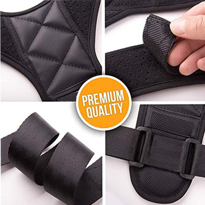 Adjustable Posture Corrector Belt – Back & Shoulder Support Brace for Better Posture