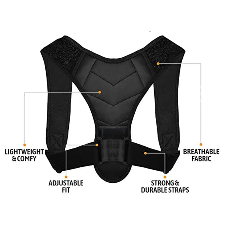 Adjustable Posture Corrector Belt – Back & Shoulder Support Brace for Better Posture