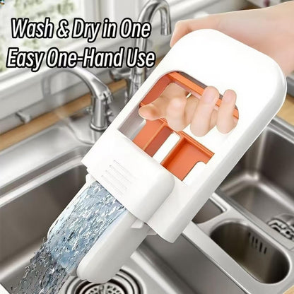 Foldable Mini Mop – Portable Self-Squeezing Wet & Dry Cleaning Mop for Desk, Table & Home