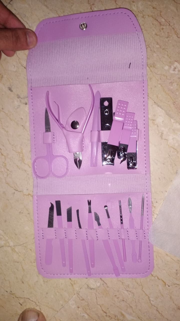 16-in-1 Nail Care Kit – Stainless Steel Manicure & Pedicure Set with Nail Clippers & Grooming Tools