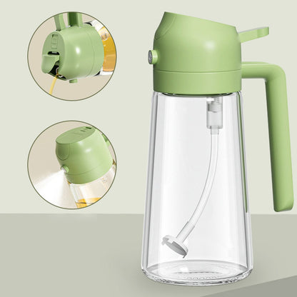 470ml 2-in-1 Oil Sprayer Bottle – Glass Olive Oil Dispenser for Easy & Controlled Pouring