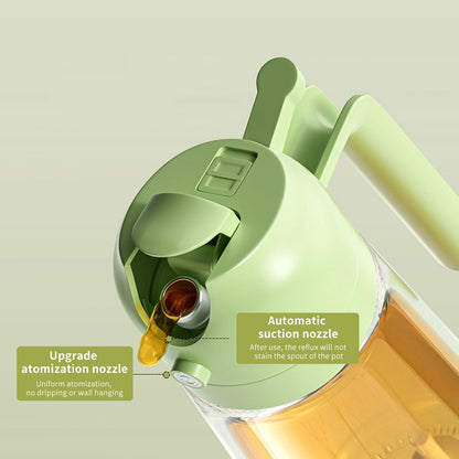 470ml 2-in-1 Oil Sprayer Bottle – Glass Olive Oil Dispenser for Easy & Controlled Pouring