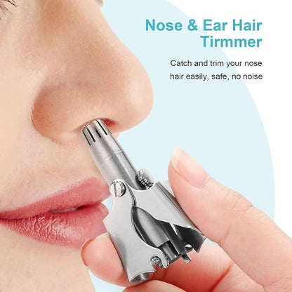 Mini Portable Nose Hair Trimmer – Stainless Steel Manual Grooming Tool for Easy & Comfortable Use