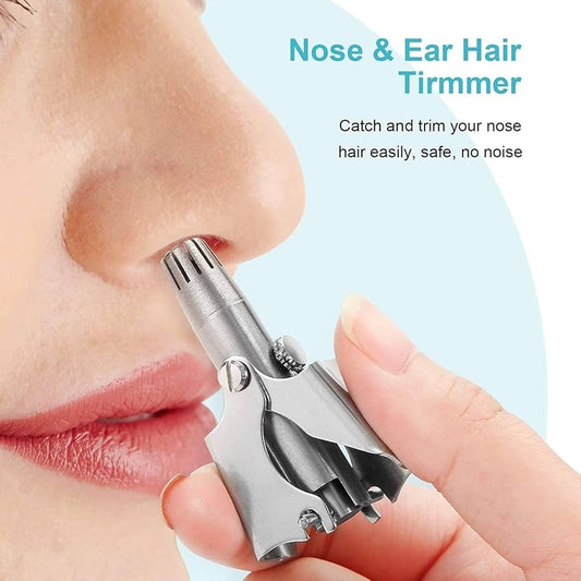 Mini Portable Nose Hair Trimmer – Stainless Steel Manual Grooming Tool for Easy & Comfortable Use