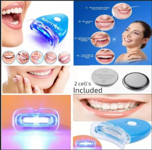 Teeth Whitening Blue Light Kit – Dental Care Device for Daily Oral Whitening Routine