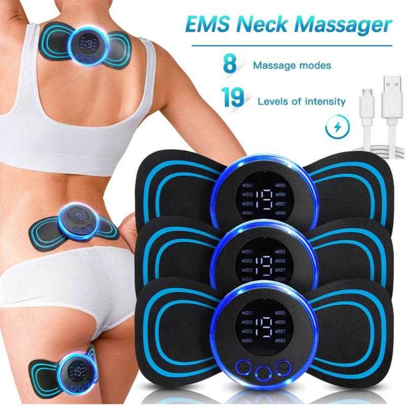 Wireless EMS Mini Body Massager – Portable Electric Muscle Relaxation Massager