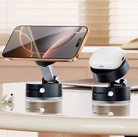 360° Rotating Magnetic Phone Holder – Foldable & Retractable Universal Phone Mount